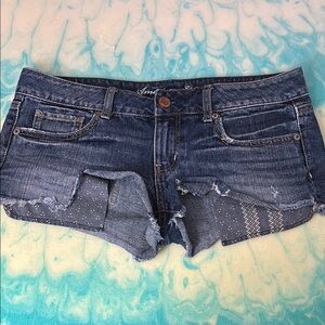 American Eagle Outfitters Women's Blue Denim Shorts